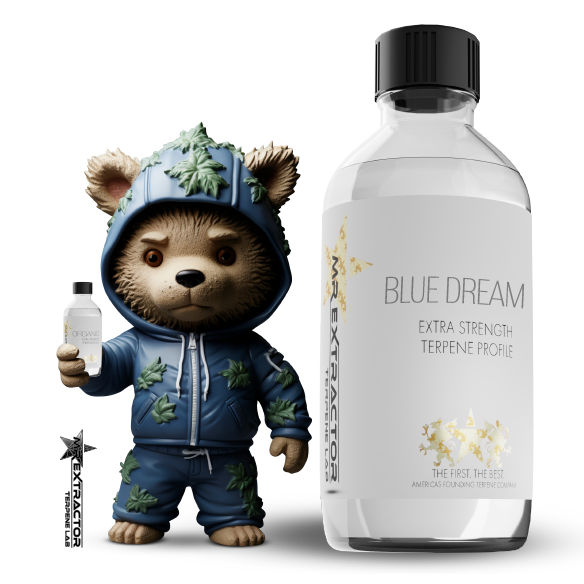 Sail through azure skies with Mr Extractor's best of 2023 Blue Dream Terpenes. With a balanced blend of blueberry and haze, it stands out as America's most dreamy terpene sensation.
