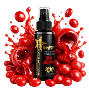 Cherry Zkittles Terpene Spray with a bright cherry candy flavor for flower