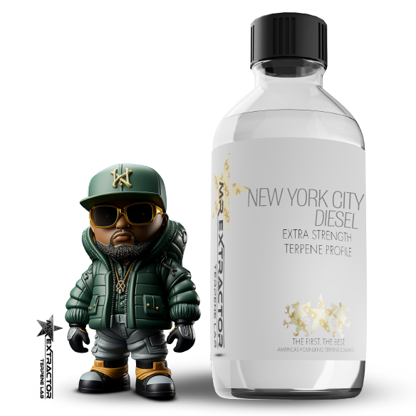 Embark on an urban adventure with Mr Extractor's top-selling New York City Diesel Terpenes. Acclaimed as 2023's most vibrant city blend, its diesel aroma captures the energetic spirit of the Big Apple.