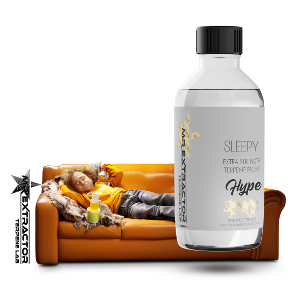 Mr Extractor’s Sleepy Terpene profiles contain an award winning collection of hand crafted, relaxing terpene profiles that are widely known for their soothing and sleep inducing effects. Unplug and unwind with America’s top Sleep Promoting Profile.