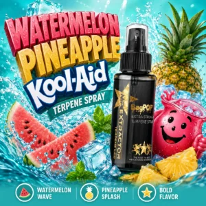 Watermelon Pineapple Kool-Aid Terpene Spray bottle for flower and blunts